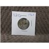 1963 - 25 Cent Canadian Coin 800 Silver