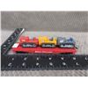 Image 1 : Flatbed With 3 Cat Tractors - Great Northern - HO Scale