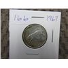 1967 - 25 Cent Canadian Coin centennial 800 Silver