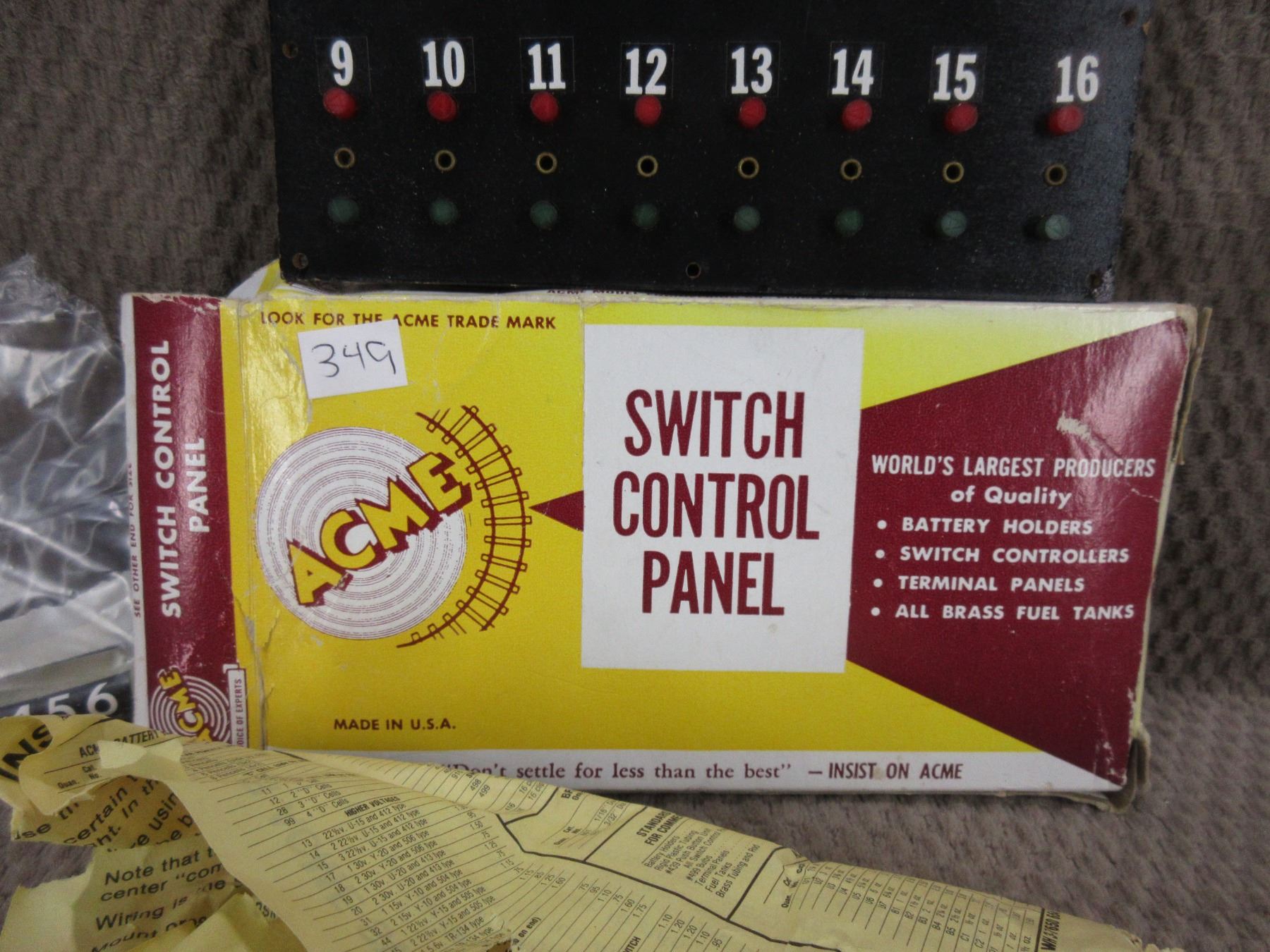 Acme 16 Switch Control Panel
