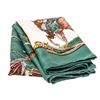 Image 1 : Hermes Dark Green Multicolor Silk Scarf