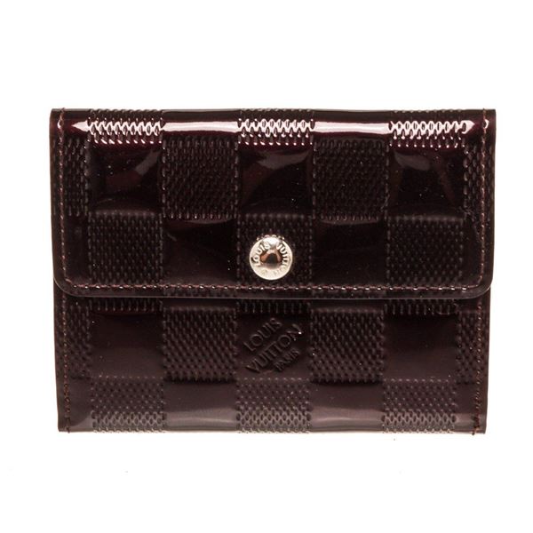 Louis Vuitton Brown Vernis Leather Ludlow Cardholder Wallet