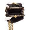 Image 5 : Tory Burch Black Leather Gold Gilded Pattern Small Shoulder Bag