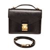 Image 1 : Louis Vuitton Black Epi Leather Monceau Handbag