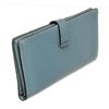Image 3 : Hermes Blue Leather Bearn Wallet