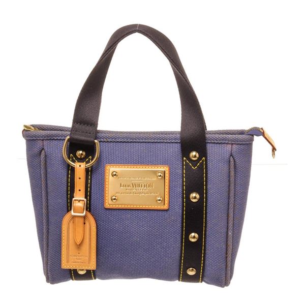 Louis Vuitton Purple Canvas Cabas Antigua PM Tote Bag