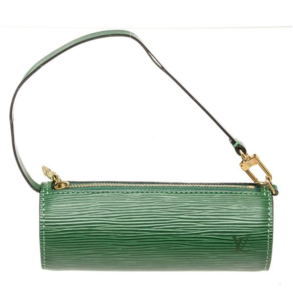 Louis Vuitton Green Epi Leather Mini Papillon Shoulder Bag