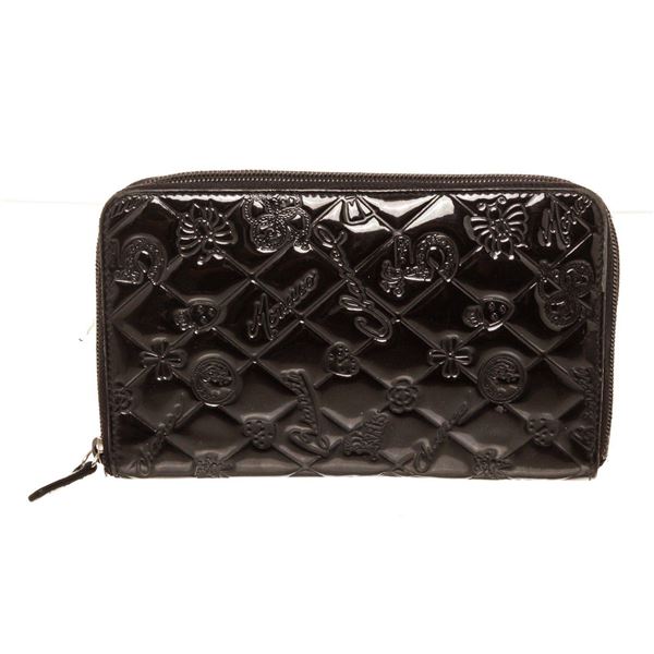 Chanel Black Leather Organizer Wallet