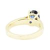 Image 3 : 1.74 ctw Blue Sapphire and Diamond Ring - 14KT Yellow Gold