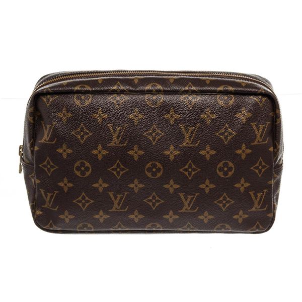Louis Vuitton Brown Toiletry 28cm Cosmetic Bag
