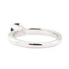Image 3 : 0.70 ctw Sapphire Solitaire Ring - 14KT White Gold