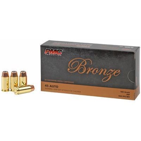 PMC BRNZ 45ACP 185GR JHP - 50 Rds