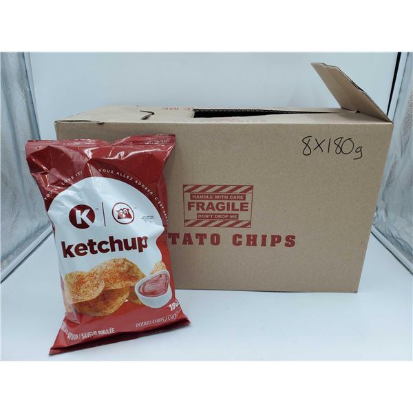 Case of Ketchup Potato Chips (8 x 180g)
