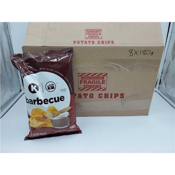 Case of Barbecue Potato Chips (8 x 180g)