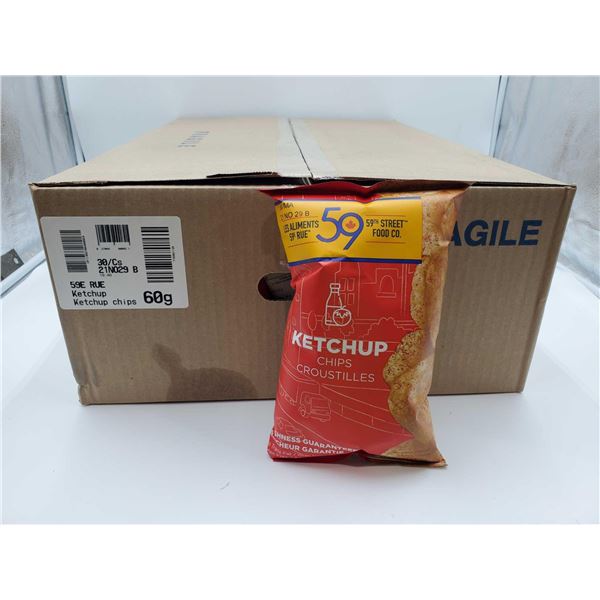 59th Street Ketchup Potato Chips (30 x 60g)