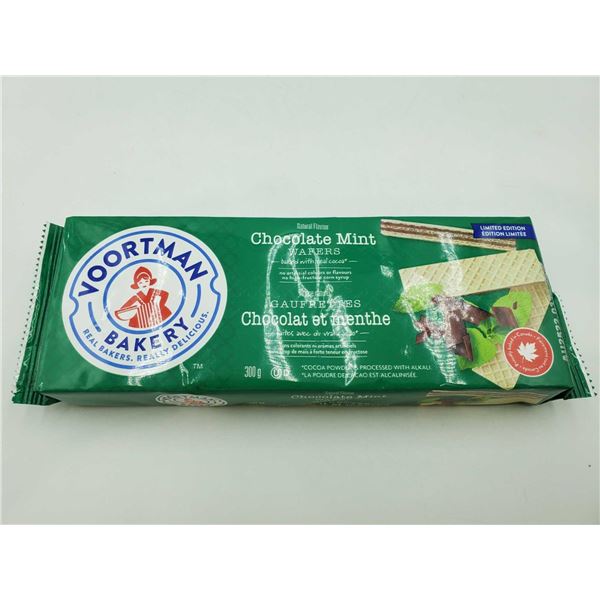 Voortman Bakery Chocolate Mint Wafers (6 x 300g)