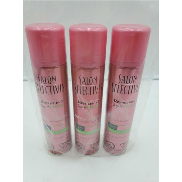 Salon Selectives Dry Shampoo (3 x 200g)
