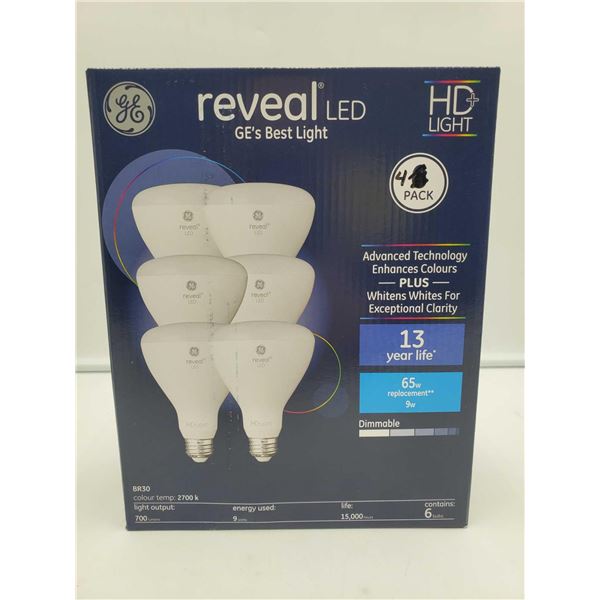 GE Reveal LED (6 x 9w)