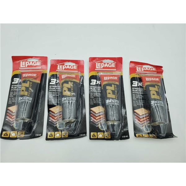 LePage Construction Adhesive (4 x 118ml)