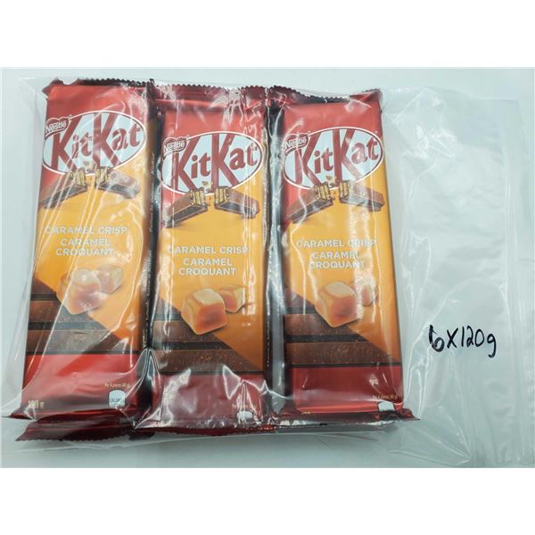 Nestle KitKat Caramel Crisp Bars (6 x 120g)