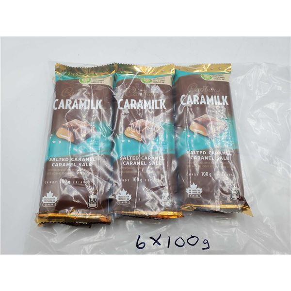 Caramilk Salted Carmel Chocolate Bars (6 x 100g)