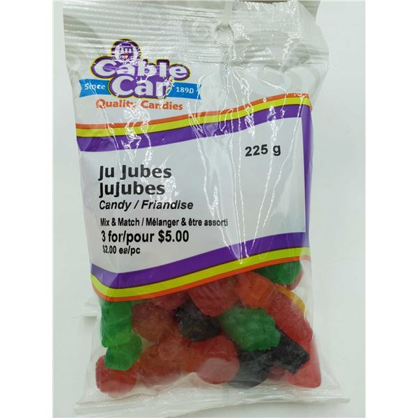 Cable Car JuJubes Candy (6 x 225g)
