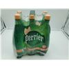 Image 1 : Perrier Pink Grapefruit Carbonated Natual Spring Water (6 x 1L)