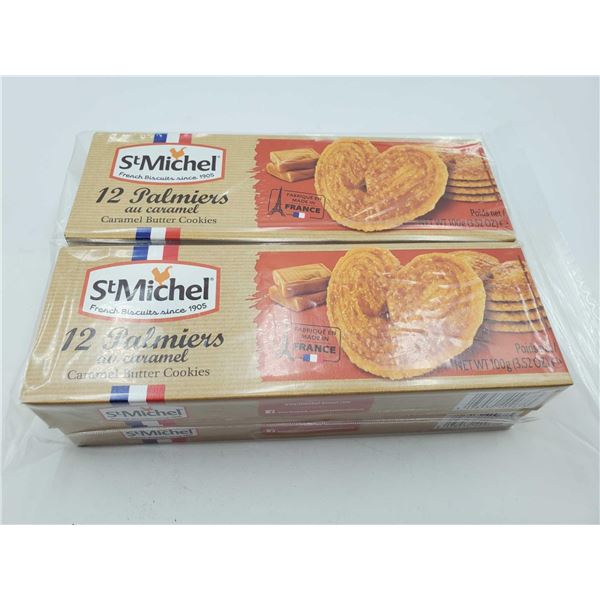 St. Michel Caramel Butter Cookies (4 x 100g)