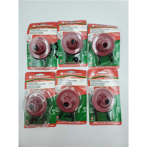 Fluidmaster Universal Chlorine-Resistant Flapper (6ct)