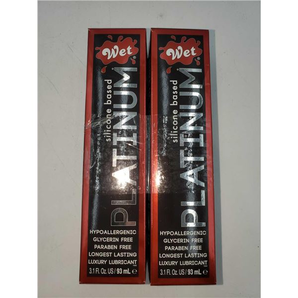 Platinum Wet Silicone Based Lubricant (2 x 93ml)