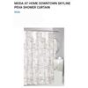 Image 2 : Moda at Home Downtown Skyline Peva Shower Curtain