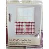 Image 2 : Lloyd One Tier Pair Curtains (60in x 24in)