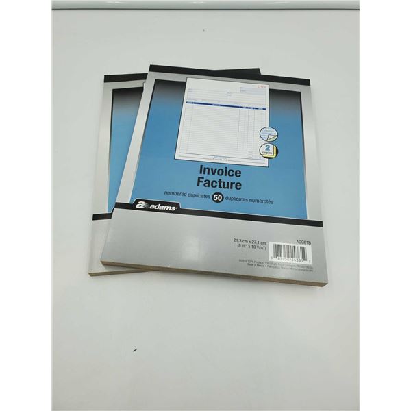 Invoice Books (50 x 2)