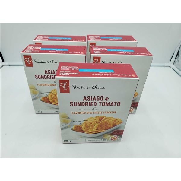 Asiago & Sundried Tomato Cheese Crackers (5 x 200g)