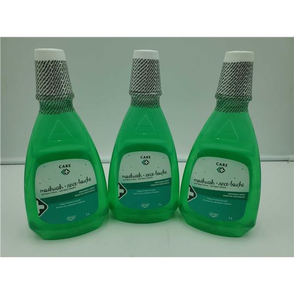 Care Mouthwash- Original Mint (3 x 1L)