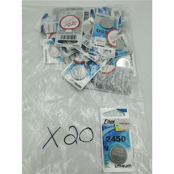 Energizer Lithium 3v Batteries (20ct)