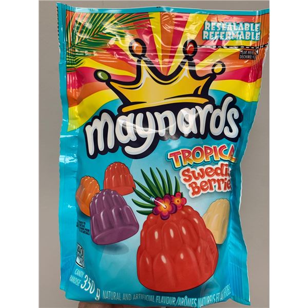 Maynards Tropical Swedish Berries family bag  1 x 350g
