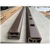 Image 1 : TimberTech Radiance Rail composite Railing 6' Pack includes 1 Top & Bottom Rail - Traditional Walnut