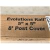 Image 4 : TimberTech Evolutions composite 5"x5" Railing Post cover - Traditional Walnut
