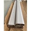 Image 1 : TimberTech RadianceRail Composite deck 8' rail system Set of top & Bottom Rail Pack - Antique White