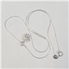 Image 2 : Silver Necklace (~length 18 inches), Suggested Retail Value $100