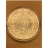 Image 3 : One Troy Ounce .999 Silne Silver Cuauhtemoc Aztec Ruler Commemorative Round.