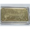 Image 2 : USA New Cased Gold Plated Wafer Bar $2.00 Bill Commemorative