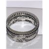 Image 1 : USA Silver Dollar Style Shaped Mens Ring size 10