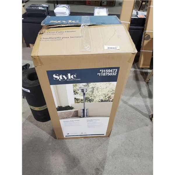 *NEW* Style Selections Outdoor Patio Heater 48,000 BTU with Electric Ignition - Stainless Steel