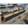 Image 2 : *NEW* 3 Large Drawer Entrance Wooden Bench with 4 Pillar for overhead shelf. 111x19x18"
