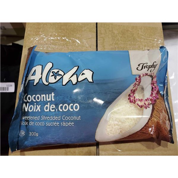 Aloha Sweetened, Shredded Coconut 12x200g