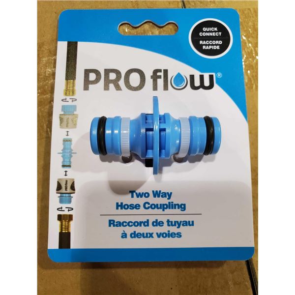 *NEW*  Proflow Two Way Hose Coupling - Quick Connect System X10