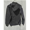 Image 3 : *NEW* Grey Forest Unisex Full Zip Hoodie Mens Small - Black X3