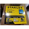 Image 2 : Stanley 3/8 Heavy Duty Staples 16 Boxes 1500 Staples per box